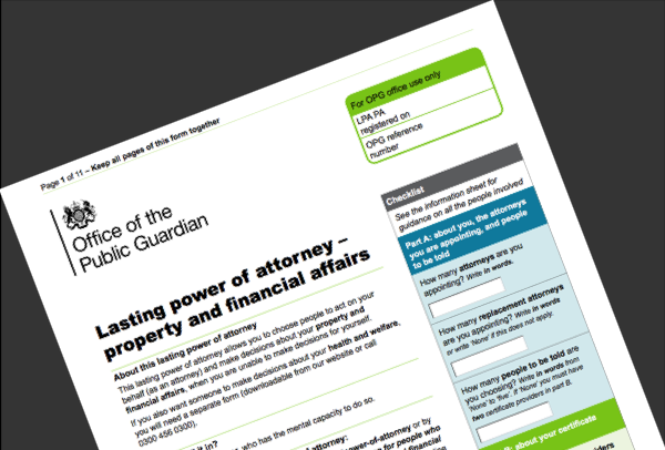 What happens if you don’t have a Lasting Power of Attorney in place?