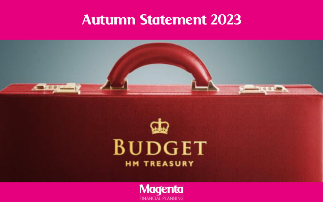 Autumn Statement 2023 and what it means to you, by Aled Burd