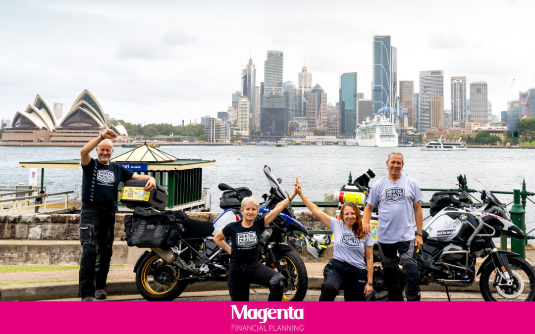 Two of our clients are riding their motorbikes halfway around the world to raise money for charity!